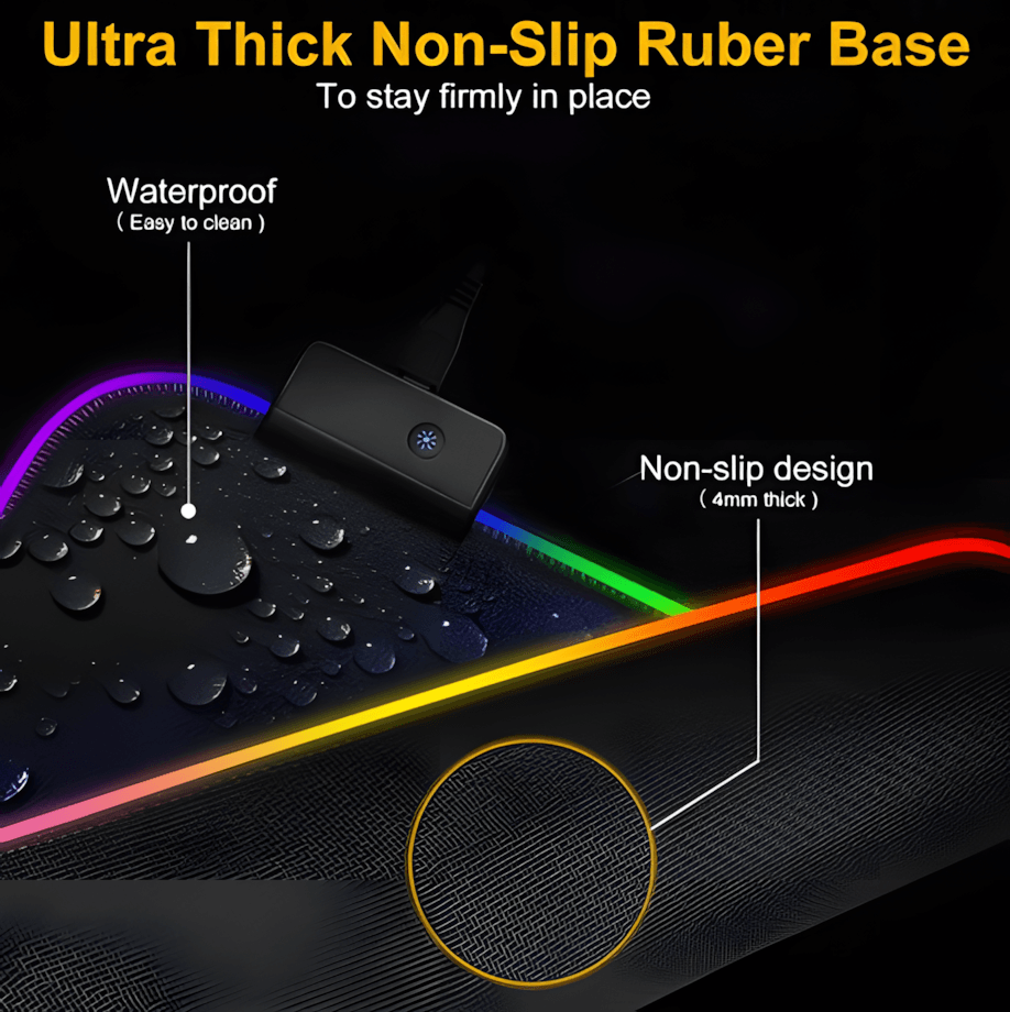 RGB LED Light Mousepad