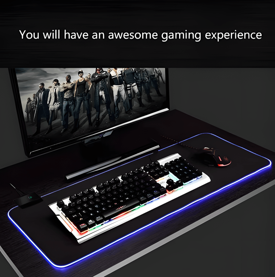 RGB LED Light Mousepad
