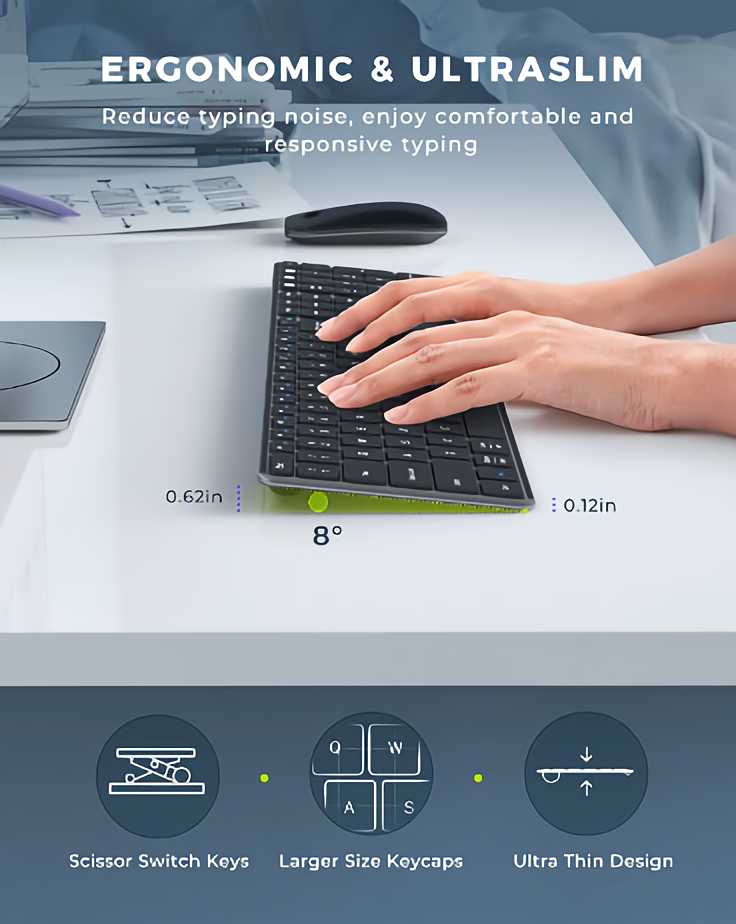 Seenda Bluetooth Keyboard and Mouse