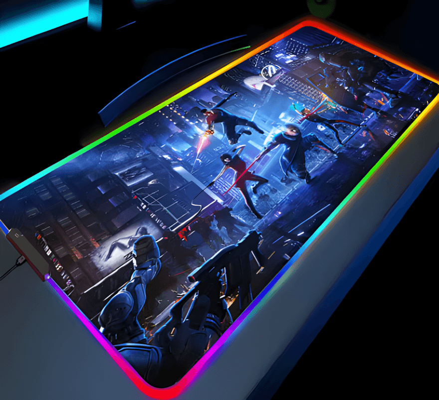 RGB gaming Mouse Pad - Large LED Desk Mat