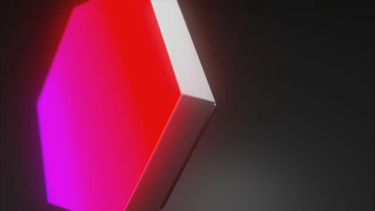 RGB Intelligent Hexagonal Wall Lamp
